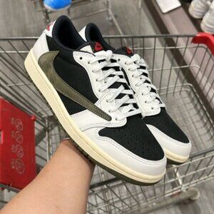 Travis Scott x Air Jordan 1 OG SP Low Black Olive